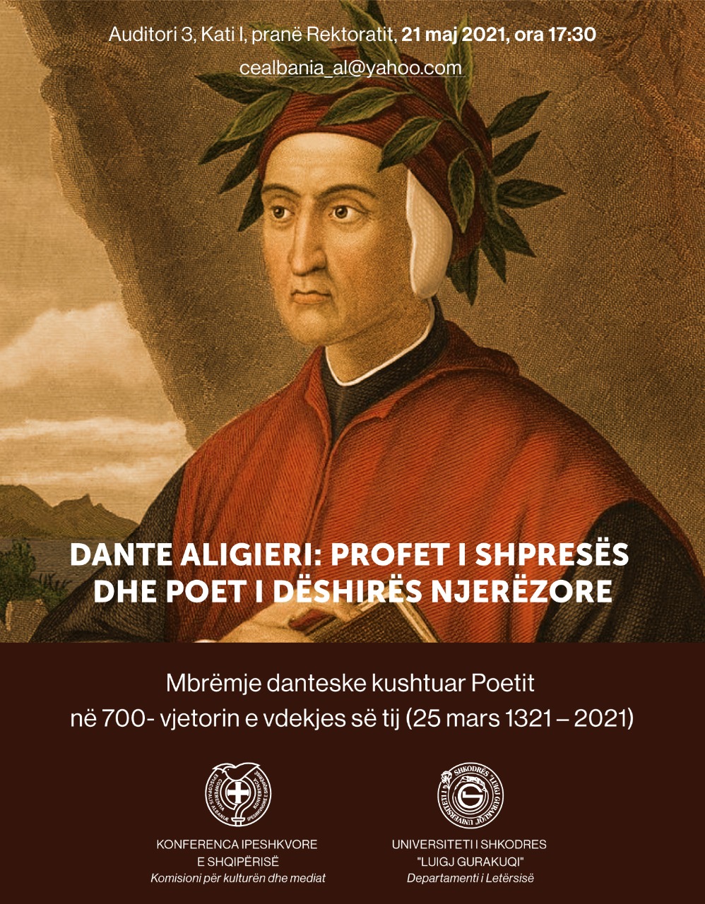 Dante Alighieri profet i shpres s dhe poet i d shir s njer zore